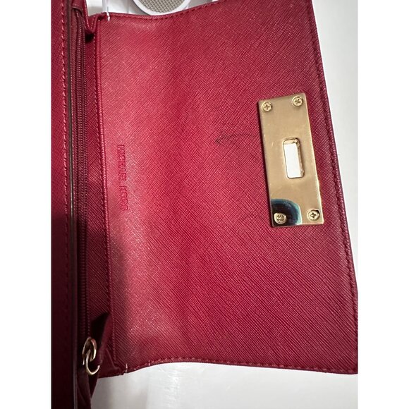 Michael Kors Callie Cherry Carryall Wallet - Picture 9 of 13